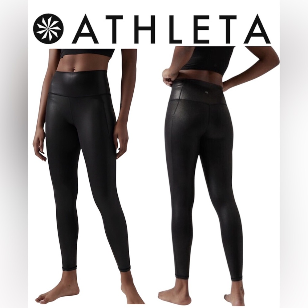 Athleta Salutation Stash Shine Leggings